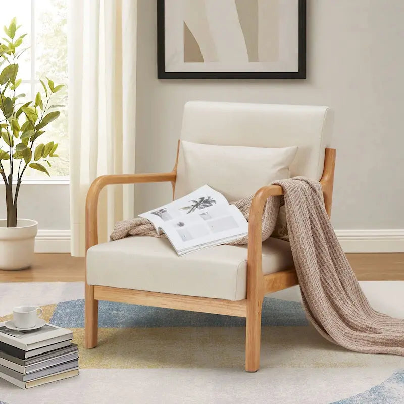 Chaises longues confortables pour salon Mid-Century Modern