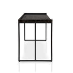 Bureau d'ordinateur en métal de 59 pouces avec ports USB par Furniture