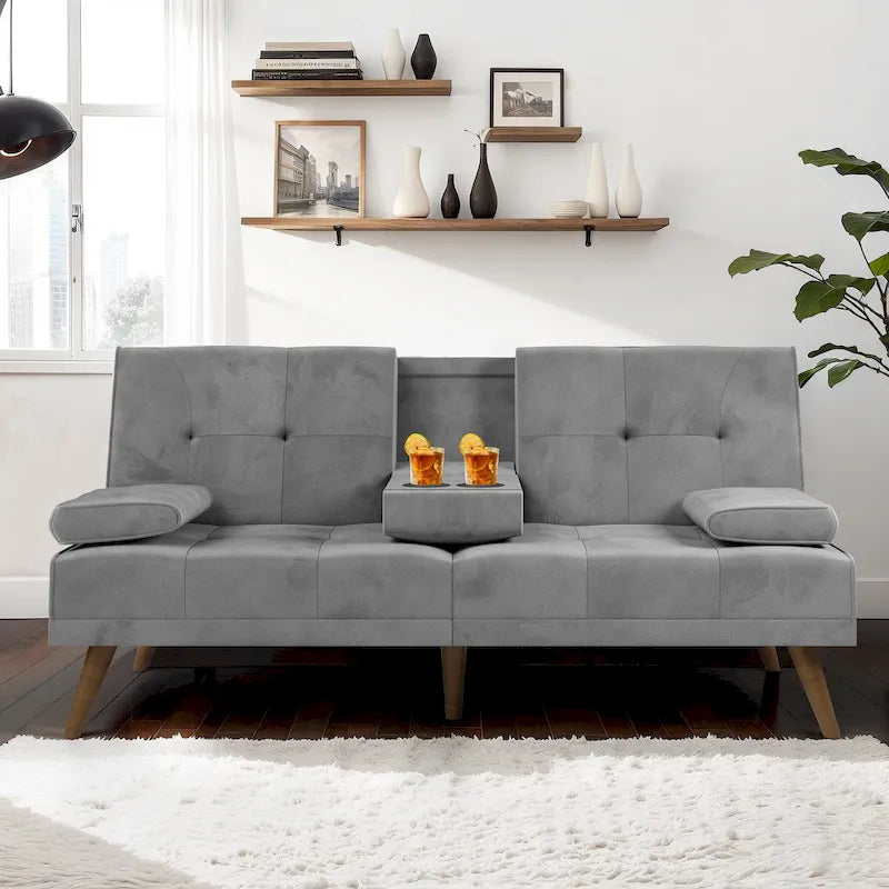 Canapé-lit futon, petite banquette-lit pour deux personnes