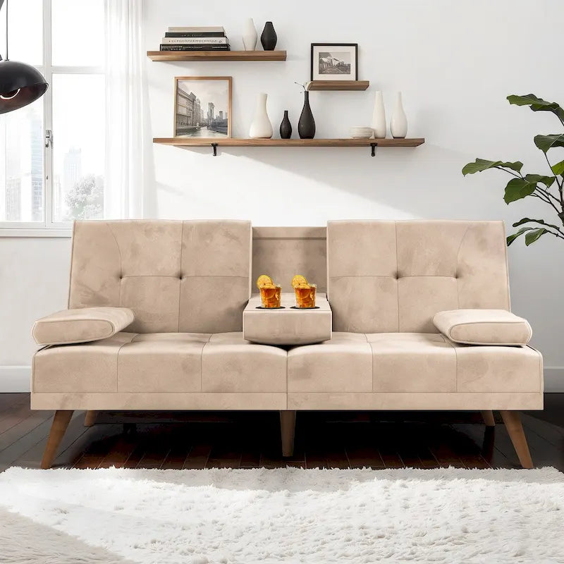 Canapé-lit futon, petite banquette-lit pour deux personnes