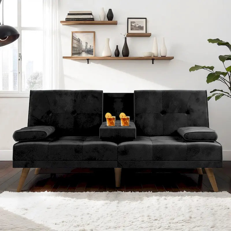 Canapé-lit futon, petite banquette-lit pour deux personnes